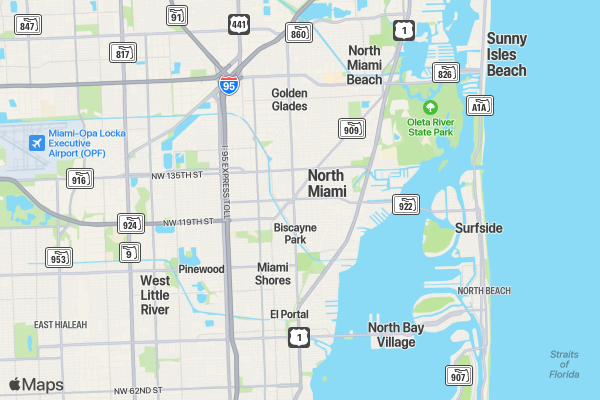 Race for Haiti 1 Mile/5K location map image