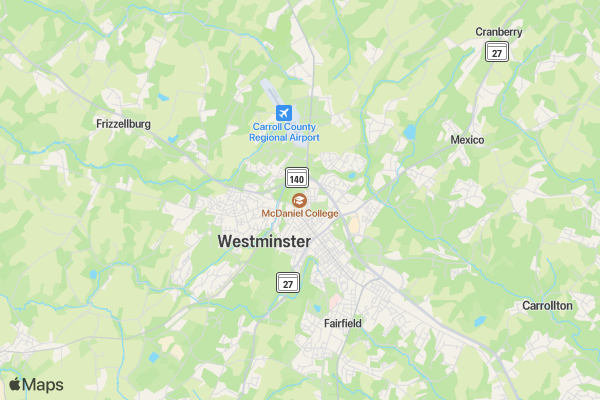 Race For Her 5K location map image