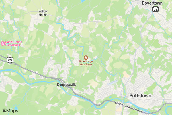 Race for the Forge location map image