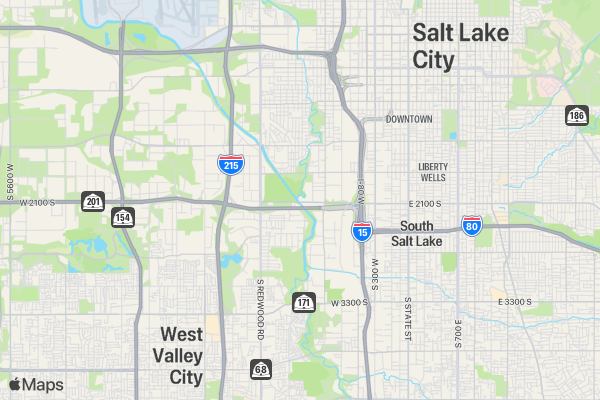 Race to Break the Chain - SLC 5K location map image