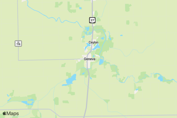 Rainbow Lake 5K 2023 location map image