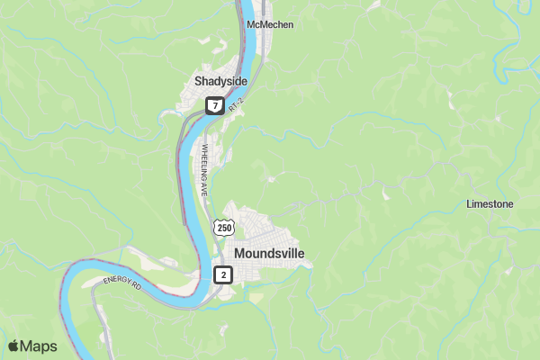 Red, White, & Blue Run location map image