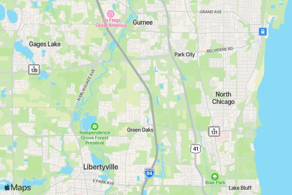 Regency Woods 5K location map image