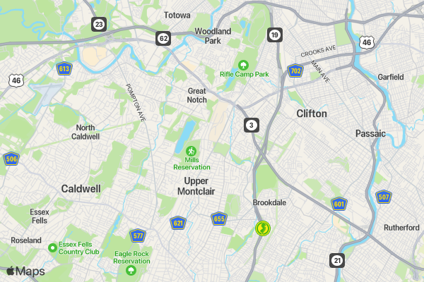 Renegade 5K Night Race location map image