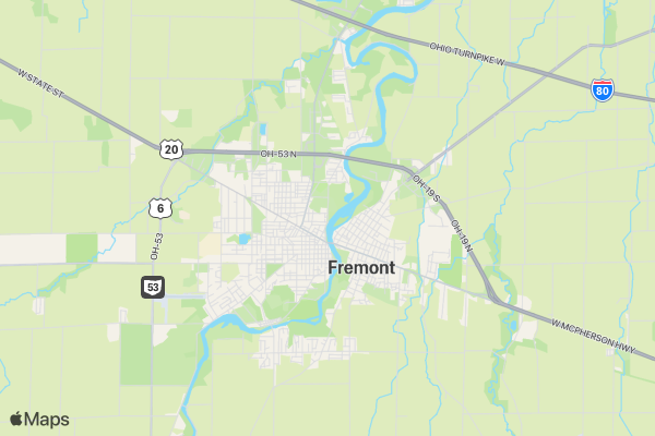 Resolution Mile location map image