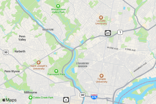 Rest in Peace 5K Run location map image