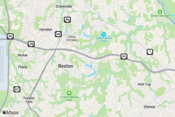 Reston Sprint Tri Virtual location map image