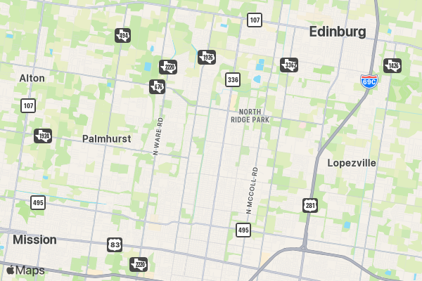 RGV Distance League location map image