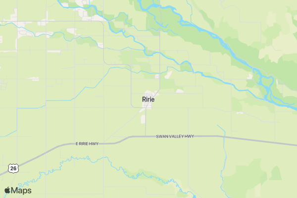 Ririe Days Half Marathon, 10K & 5K location map image