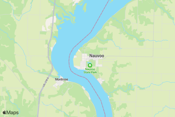 Road to Carthage Marathon location map image