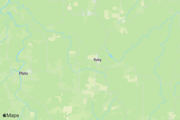 Roby Color Run location map image