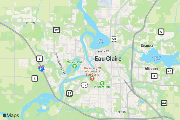 Rock the Riverfront featuring the Charity Classic location map image