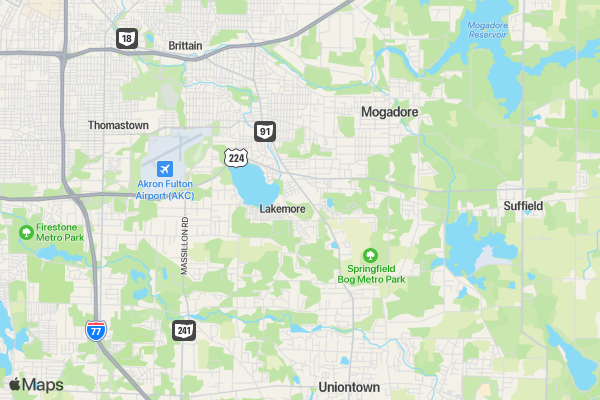 Rock the Run for MDA location map image