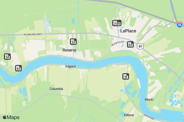Rooted Ones 5k location map image