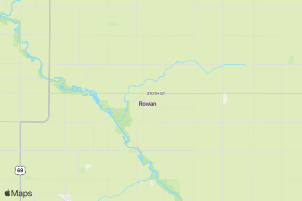 Rowan Fun Day 5K location map image