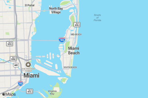 Run Against Breast Cancer 5K/10K/13.1 MIAMI location map image