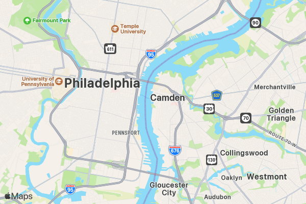 Run Against Breast Cancer 5K/10K/13.1 PHILADELPHIA 2025 location map image
