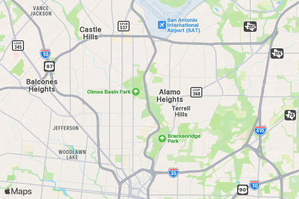 Run Against Breast Cancer 5K/10K/13.1 SAN ANTONIO 2025 location map image