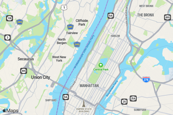 Run Against Breast Cancer NYC location map image