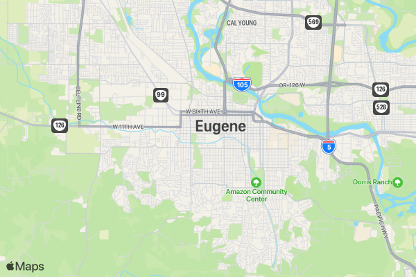 Run & Gun - Eugene/Springfield OR location map image