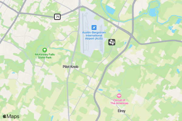Run AUSTIN 'Keep Austin Weird' 5K/10K/13.1 Race location map image