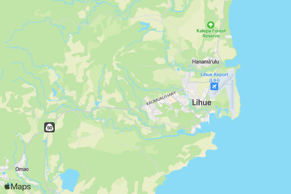 Run Club Kauai Middle School Championship location map image