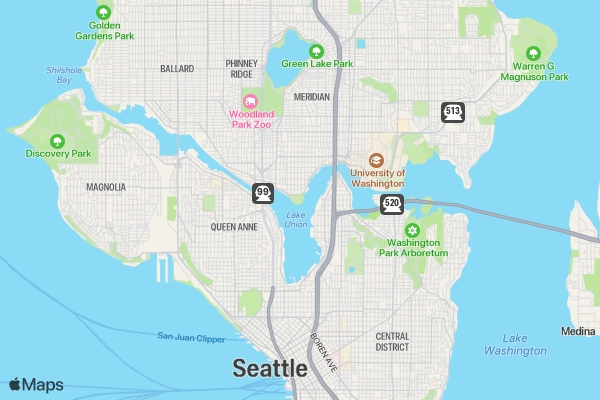 Run for a Cause - See Jane Run Seattle Half Marathon, 5K & Kids Run location map image