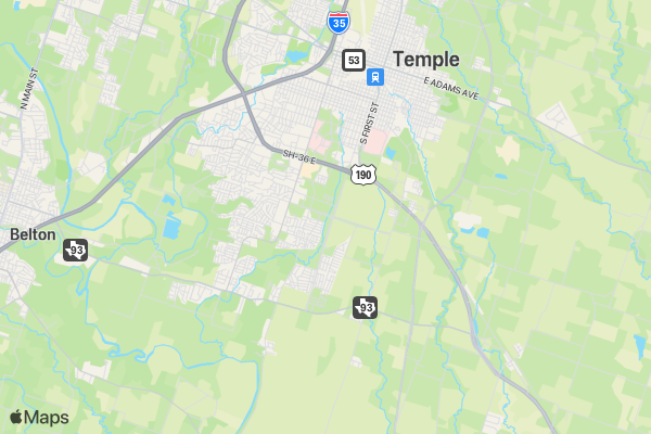 Run for a Warrior 5K location map image