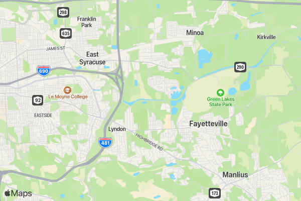 Run for Better Manlius Government location map image
