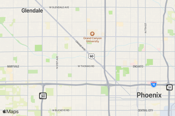 Run for Donuts Race 5K/10K/13.1 PHOENIX location map image