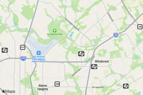 Run for Donuts Running Club SAN ANTONIO location map image