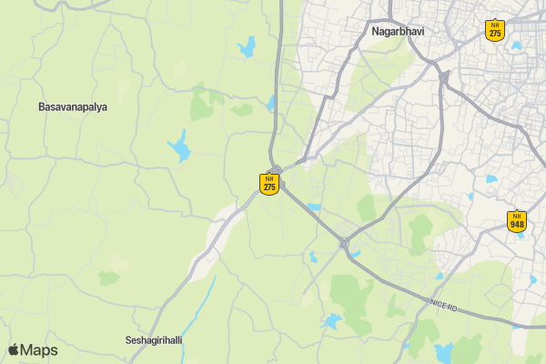 RUN FOR HUNGER IN BENGALURU location map image