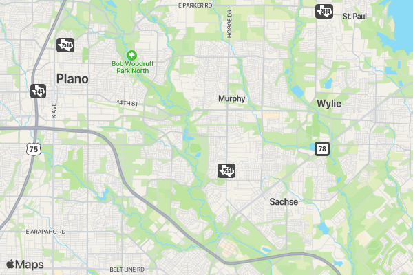 Run for Palestine Reach for Education Dallas, TX location map image