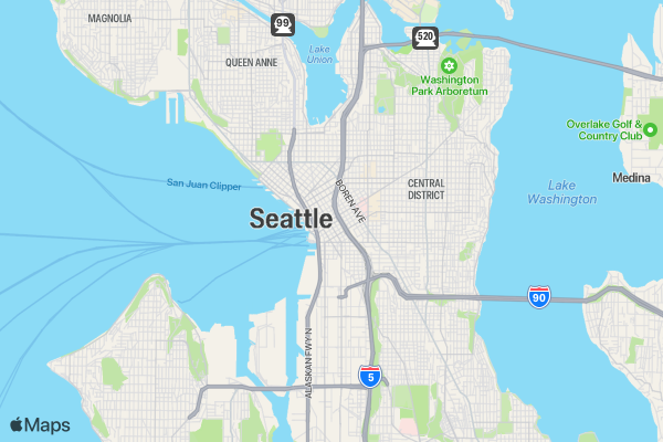 Run for Palestine Reach for Education Seattle, WA location map image
