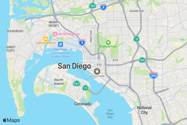 Run for Palestine Reach for Education Southern California location map image