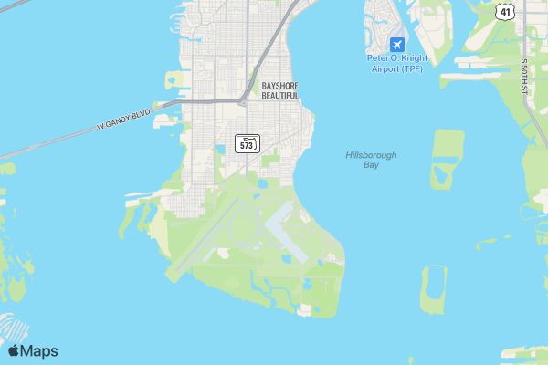 Run for Palestine Reach for Education Tampa, FL location map image