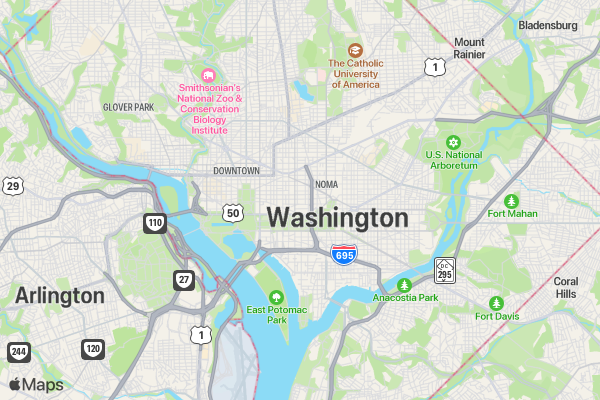 Run for the Badge 5K location map image