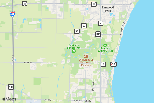 Run for the BooBees - Kenosha location map image