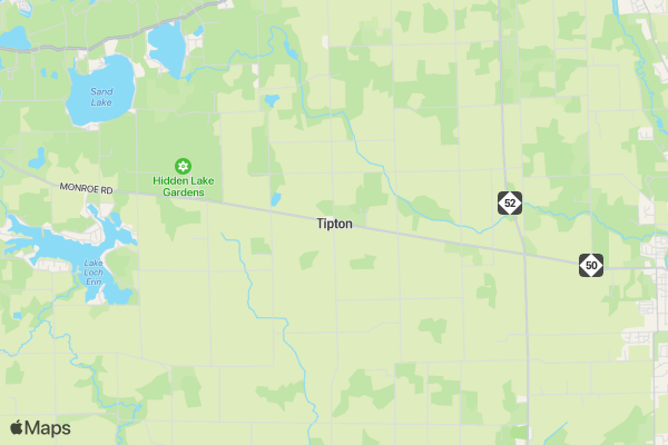 Run For The Hills - Tipton location map image