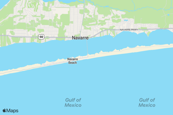 Run for the Reef - Navarre location map image