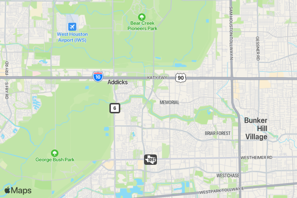 Run Houston 'Bayou City' 5K/10K/13.1 Marathon location map image