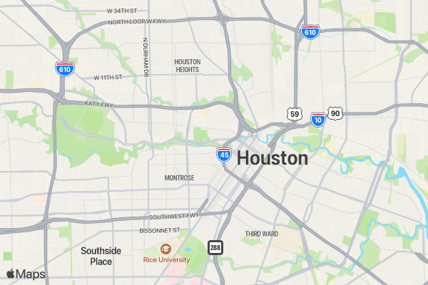 Run into the New Years 5K/10K/13.1 HOUSTON location map image