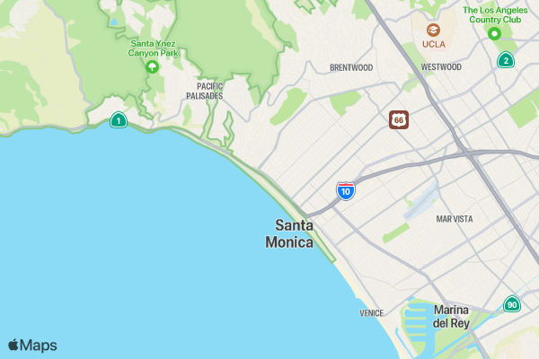 Run into the New Years 5K/10K/13.1 LA location map image