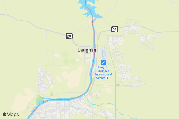 Run Laughlin Half Marathon, 5K & 12K location map image