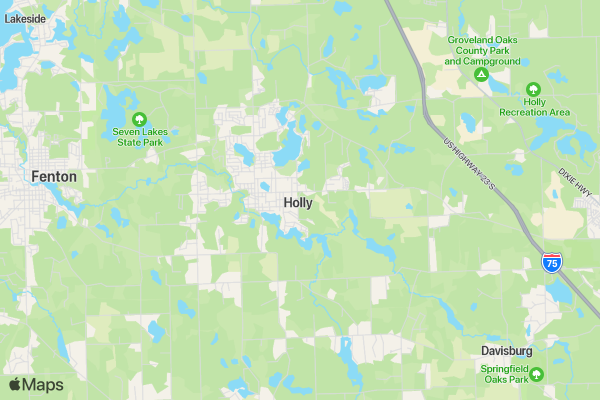 Run Like the Dickens - Holly location map image