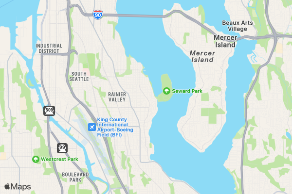 Run of Hope Seattle Benefitting Cancer Research at Seattle Children's Hospital location map image