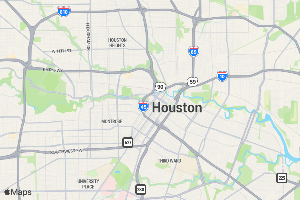 Run Off the Turkey Trot 5K/10K/13.1 Houston location map image