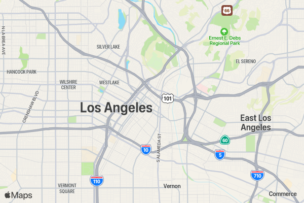 Run Off the Turkey Trot 5K/10K/13.1 Los Angeles location map image