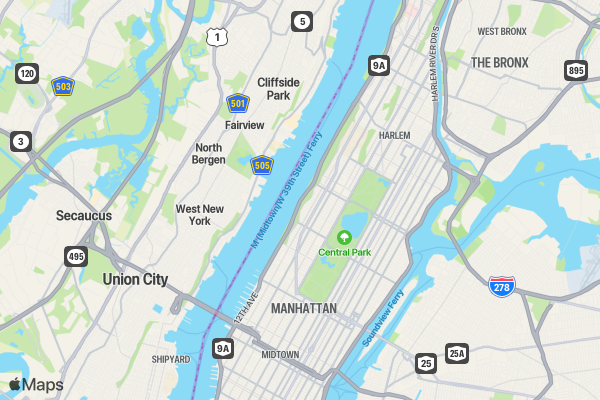 Run Off the Turkey Trot 5K/10K/13.1 NEW YORK CITY location map image