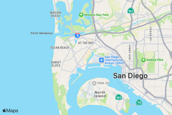 Run This Town 5K/10K/13.1 SAN DIEGO October location map image